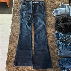 Judy Blue Dark Blue Flare Jeans
